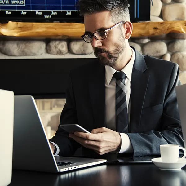 Business traveler at Stay Express